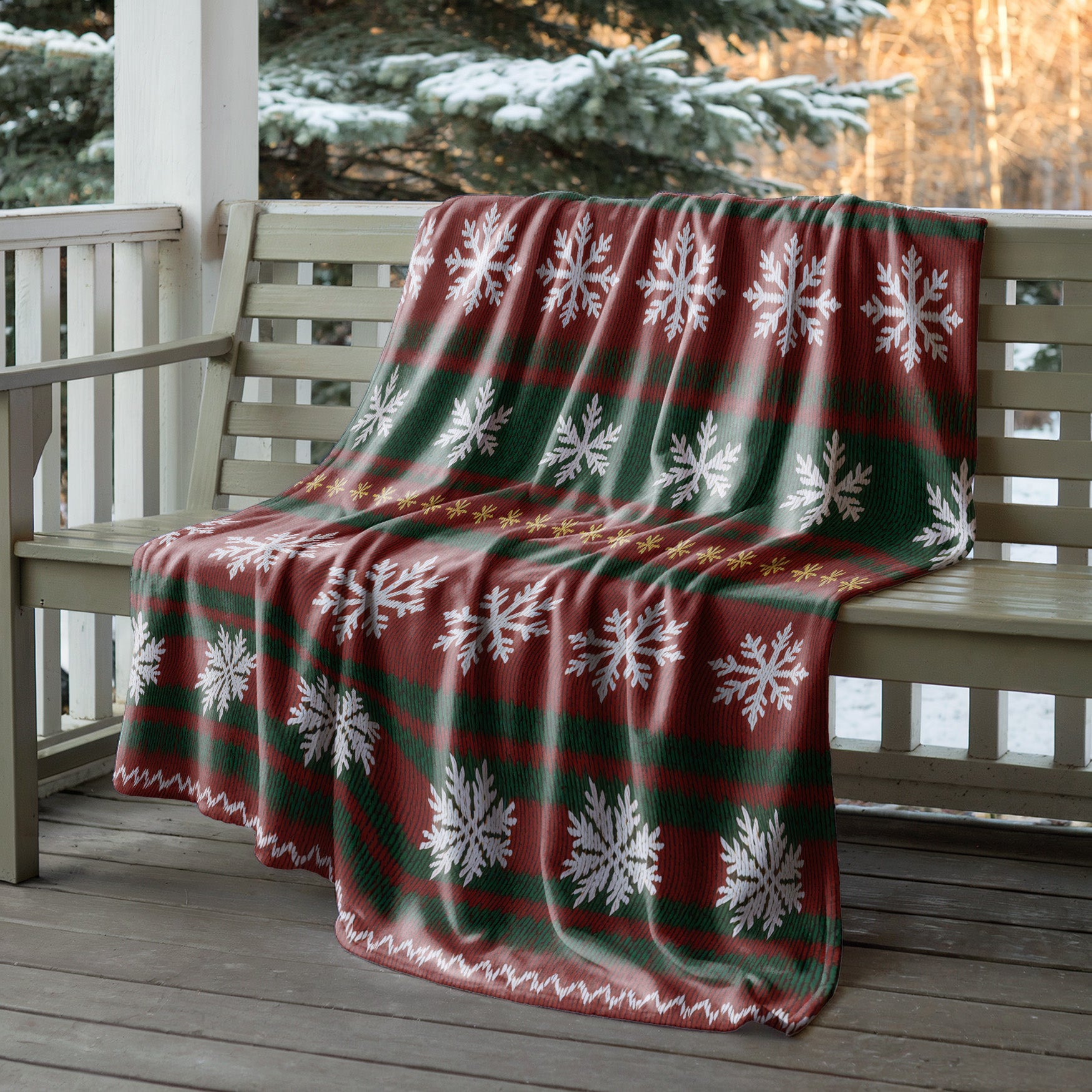 Christmas Velveteen Microfiber Blanket Soft Throw - 5# - Elena Rise Design